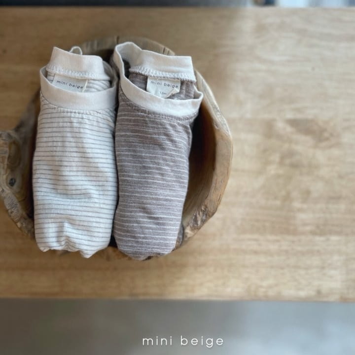 THE BEIGE - Korean Children Fashion - #Kfashion4kids - Stripes Button Tee - 5
