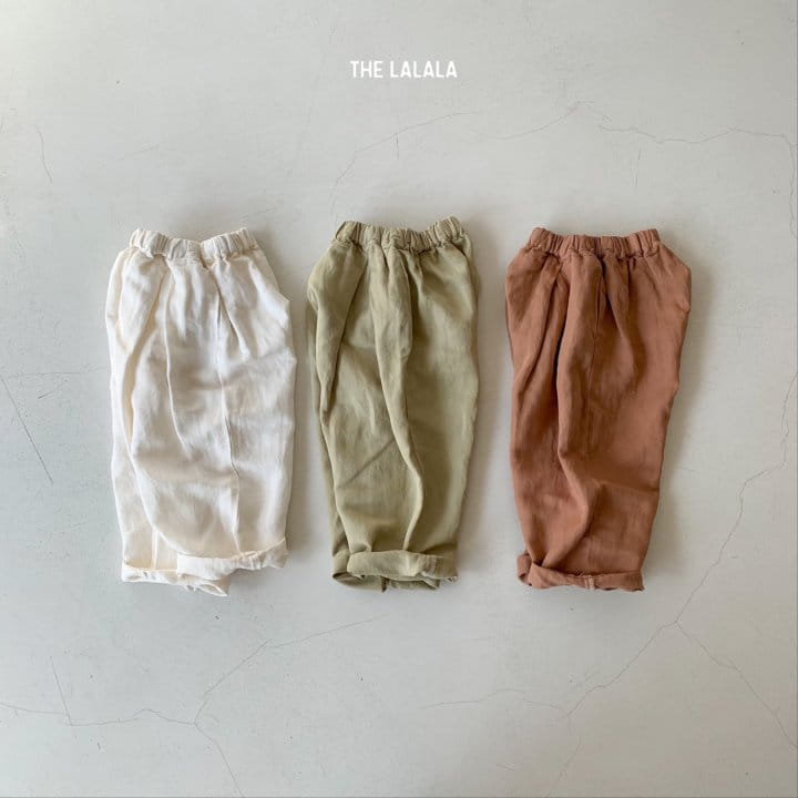 THE LALALA - Korean Children Fashion - #Kfashion4kids - Double Linen Wide Pants - 3