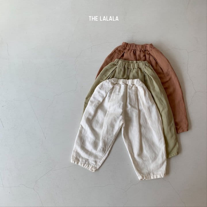 THE LALALA - Korean Children Fashion - #Kfashion4kids - Double Linen Wide Pants - 4