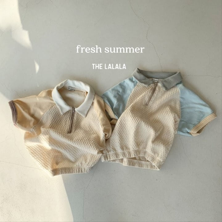 THE LALALA - Korean Children Fashion - #Kfashion4kids - Jacquard Collar Anorak