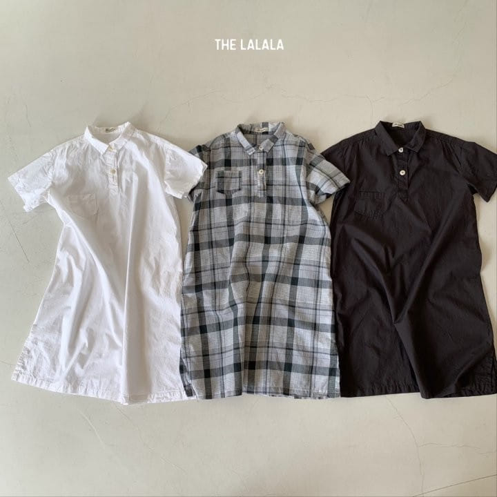 THE LALALA - Korean Children Fashion - #Kfashion4kids - Mini Collar One-piece