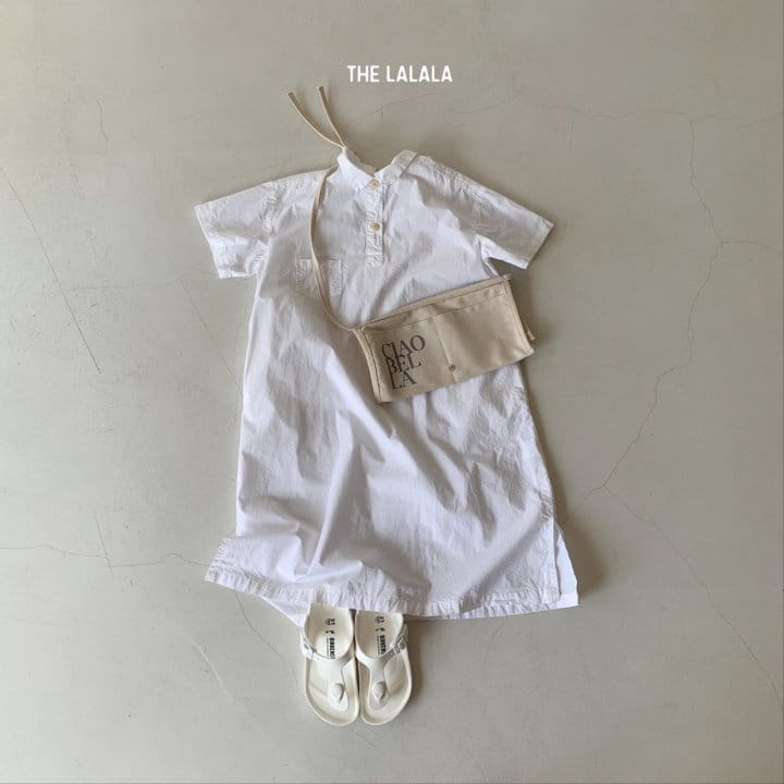 THE LALALA - Korean Children Fashion - #Kfashion4kids - Mini Collar One-piece - 3