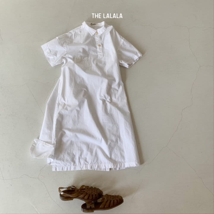 THE LALALA - Korean Children Fashion - #Kfashion4kids - Mini Collar One-piece - 4