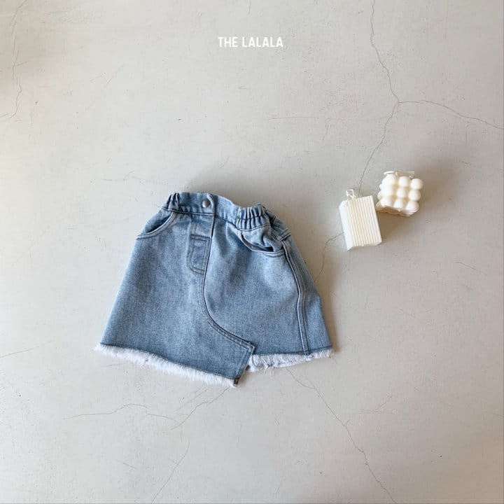 THE LALALA - Korean Children Fashion - #Kfashion4kids - Natural Denim Skirt - 2
