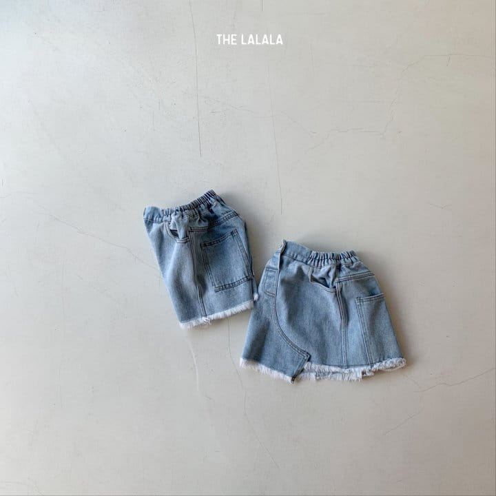 THE LALALA - Korean Children Fashion - #Kfashion4kids - Natural Denim Skirt - 6
