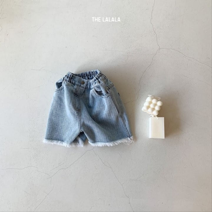 THE LALALA - Korean Children Fashion - #Kfashion4kids - Natural Denim Shorts