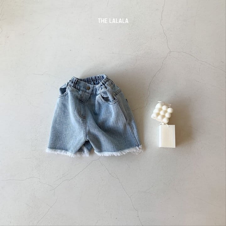THE LALALA - Korean Children Fashion - #Kfashion4kids - Natural Denim Shorts - 2