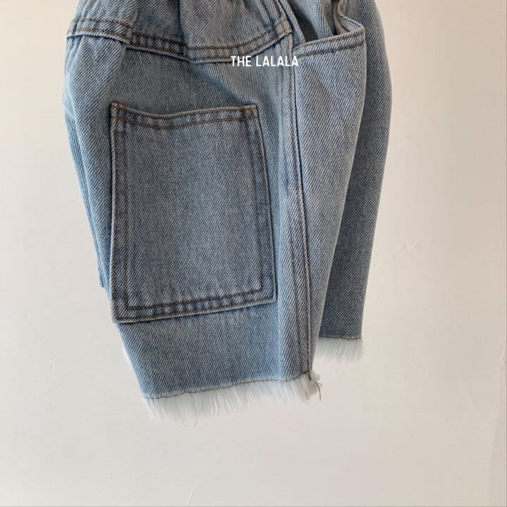 THE LALALA - Korean Children Fashion - #Kfashion4kids - Natural Denim Shorts - 3