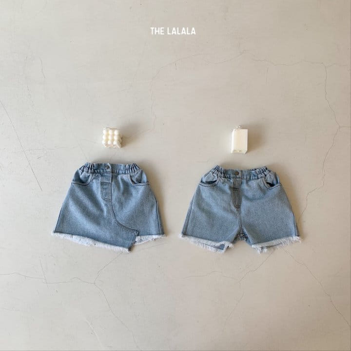 THE LALALA - Korean Children Fashion - #Kfashion4kids - Natural Denim Shorts - 5