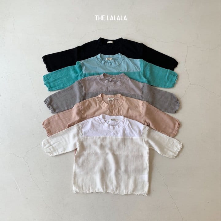 THE LALALA - Korean Children Fashion - #Kfashion4kids - Gaberdine Combi Tee - 2