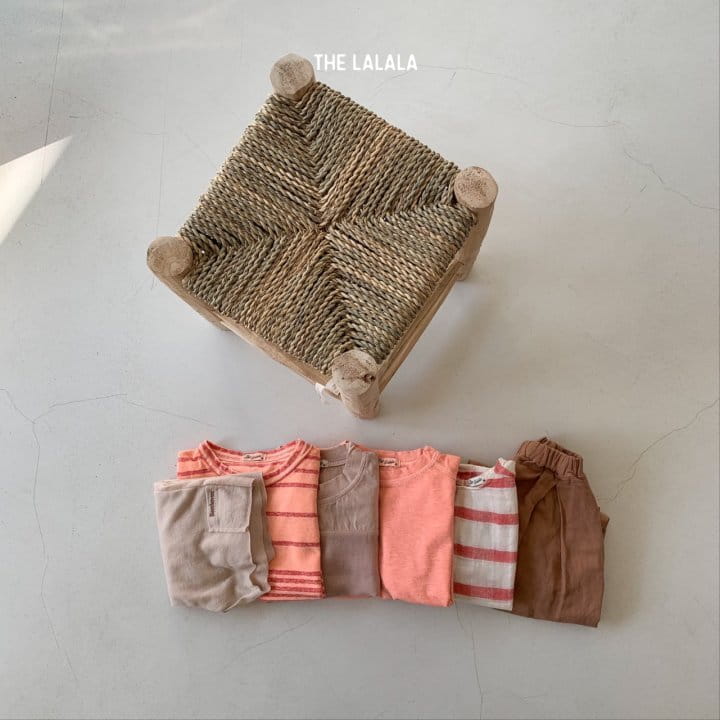 THE LALALA - Korean Children Fashion - #Kfashion4kids - Vivid Multi Stripes Tee - 10