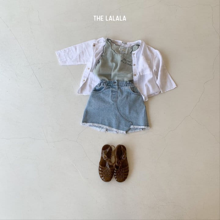 THE LALALA - Korean Children Fashion - #Kfashion4kids - Gaberdine Embroidery Sleeveless - 12