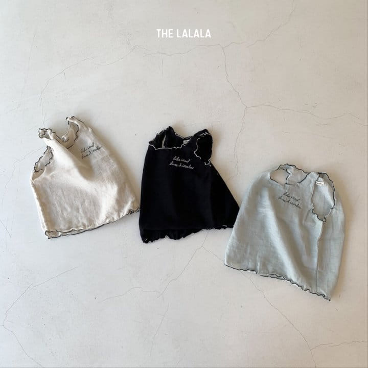 THE LALALA - Korean Children Fashion - #Kfashion4kids - Gaberdine Embroidery Sleeveless - 4