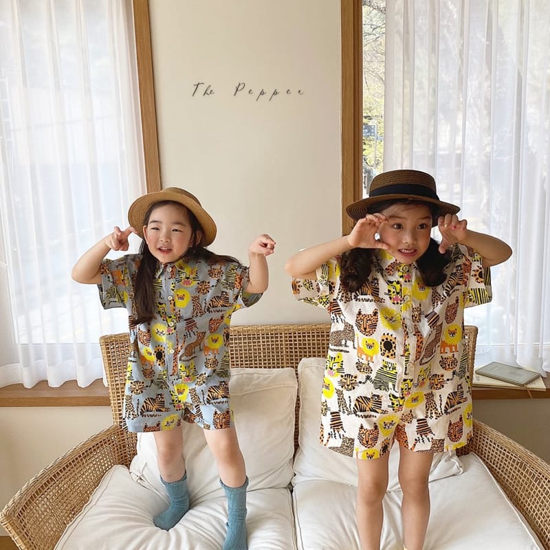 THE PEPPER - Korean Children Fashion - #Kfashion4kids - Safari Jumpsuit