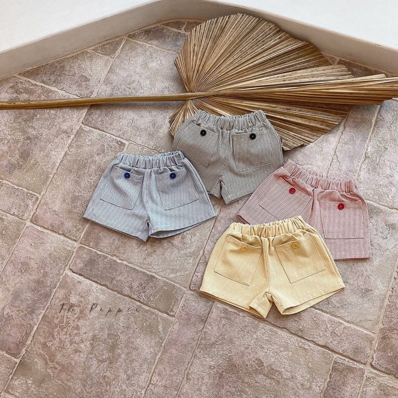 THE PEPPER - Korean Children Fashion - #Kfashion4kids - Check Shorts - 11