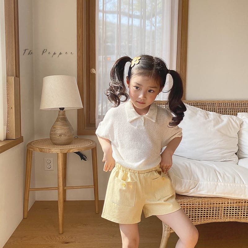 THE PEPPER - Korean Children Fashion - #Kfashion4kids - Check Shorts - 4