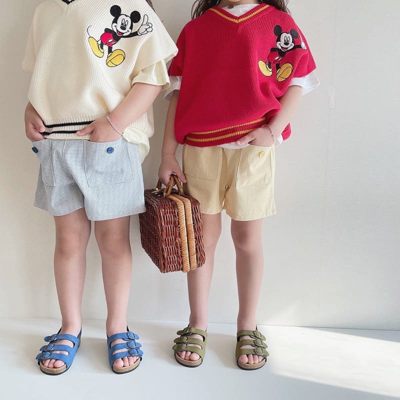 THE PEPPER - Korean Children Fashion - #Kfashion4kids - Check Shorts - 5