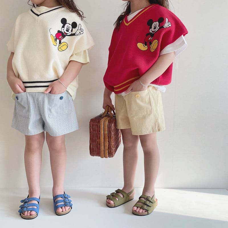THE PEPPER - Korean Children Fashion - #Kfashion4kids - Check Shorts - 9