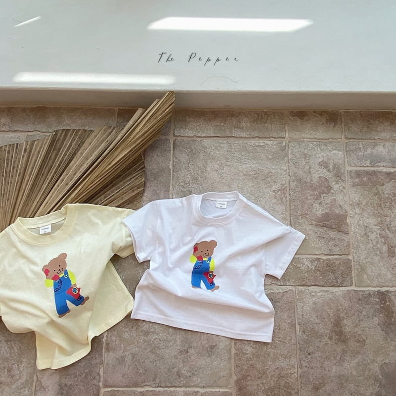 THE PEPPER - Korean Children Fashion - #Kfashion4kids - Bear Tee - 12