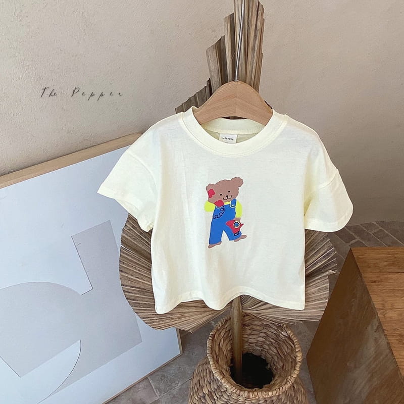 THE PEPPER - Korean Children Fashion - #Kfashion4kids - Bear Tee - 2