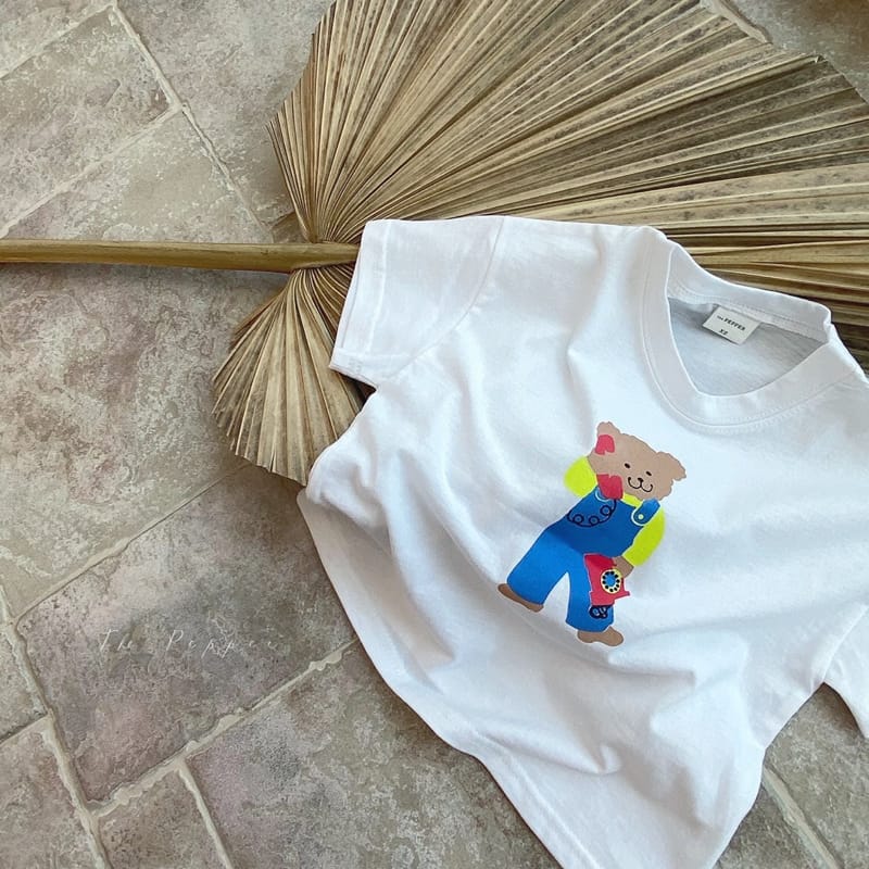 THE PEPPER - Korean Children Fashion - #Kfashion4kids - Bear Tee - 3