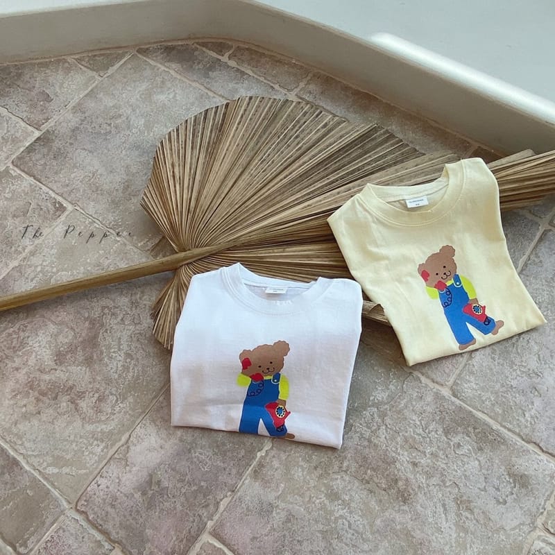 THE PEPPER - Korean Children Fashion - #Kfashion4kids - Bear Tee - 4