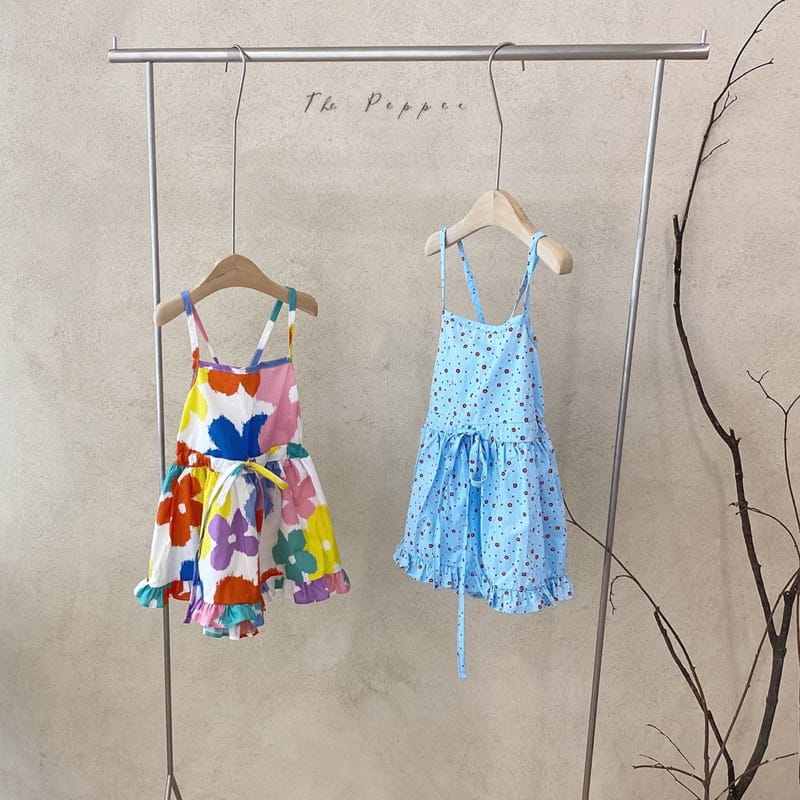 THE PEPPER - Korean Children Fashion - #Kfashion4kids - Green One-piece - 10