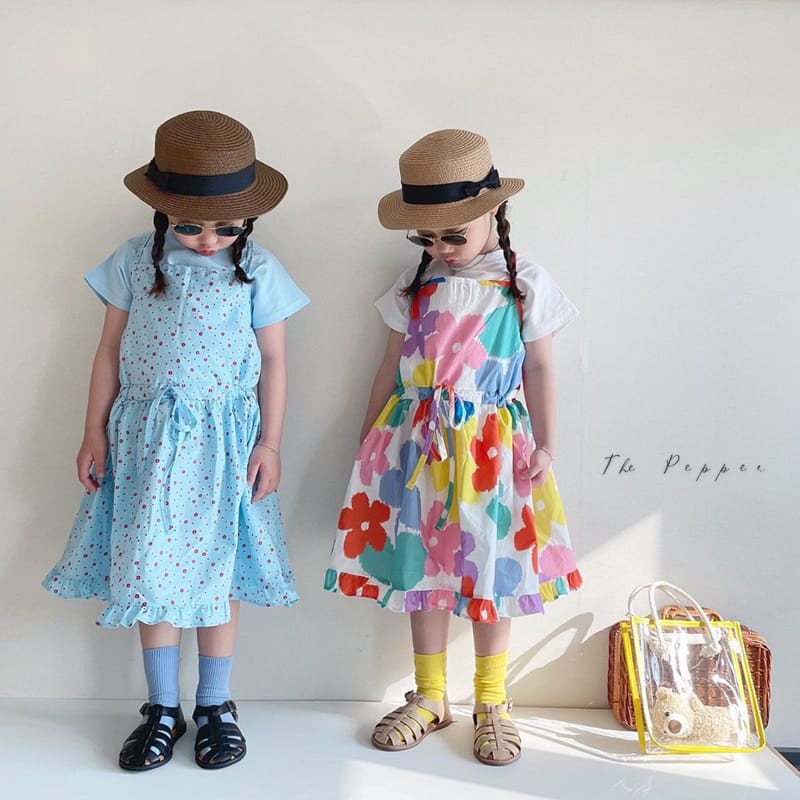 THE PEPPER - Korean Children Fashion - #Kfashion4kids - Green One-piece - 2