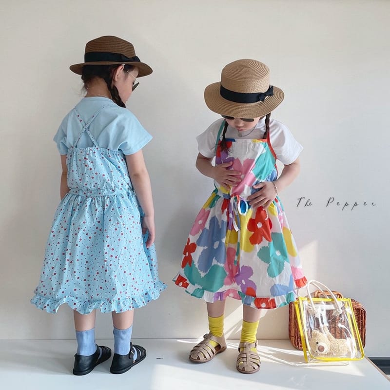 THE PEPPER - Korean Children Fashion - #Kfashion4kids - Green One-piece - 3
