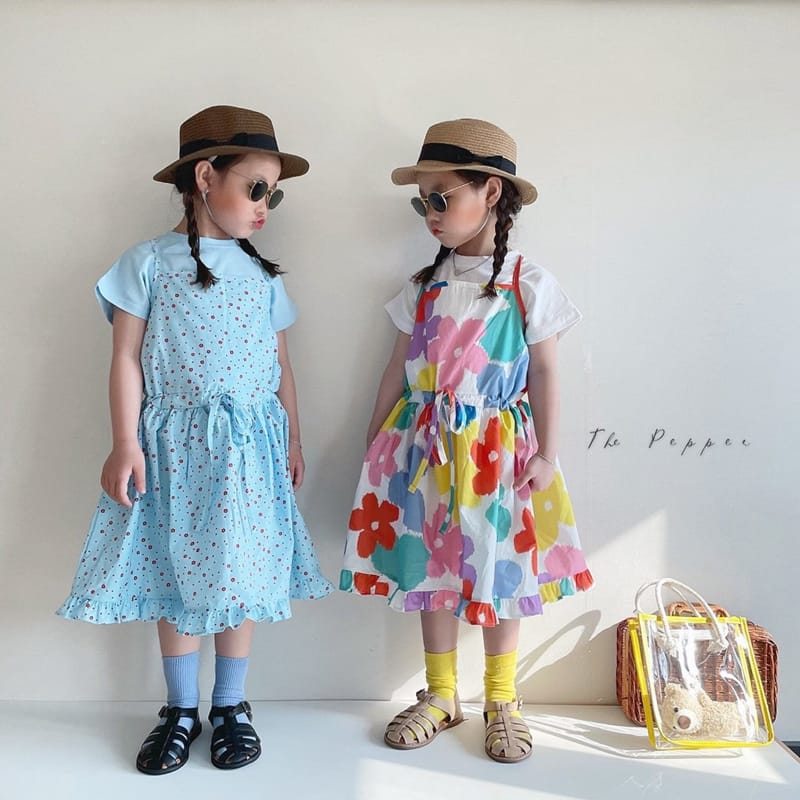 THE PEPPER - Korean Children Fashion - #Kfashion4kids - Green One-piece - 7