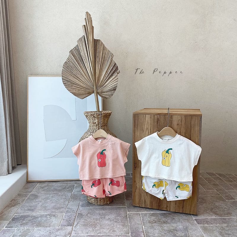 THE PEPPER - Korean Children Fashion - #Kfashion4kids - Paprika Top Bottom Set
