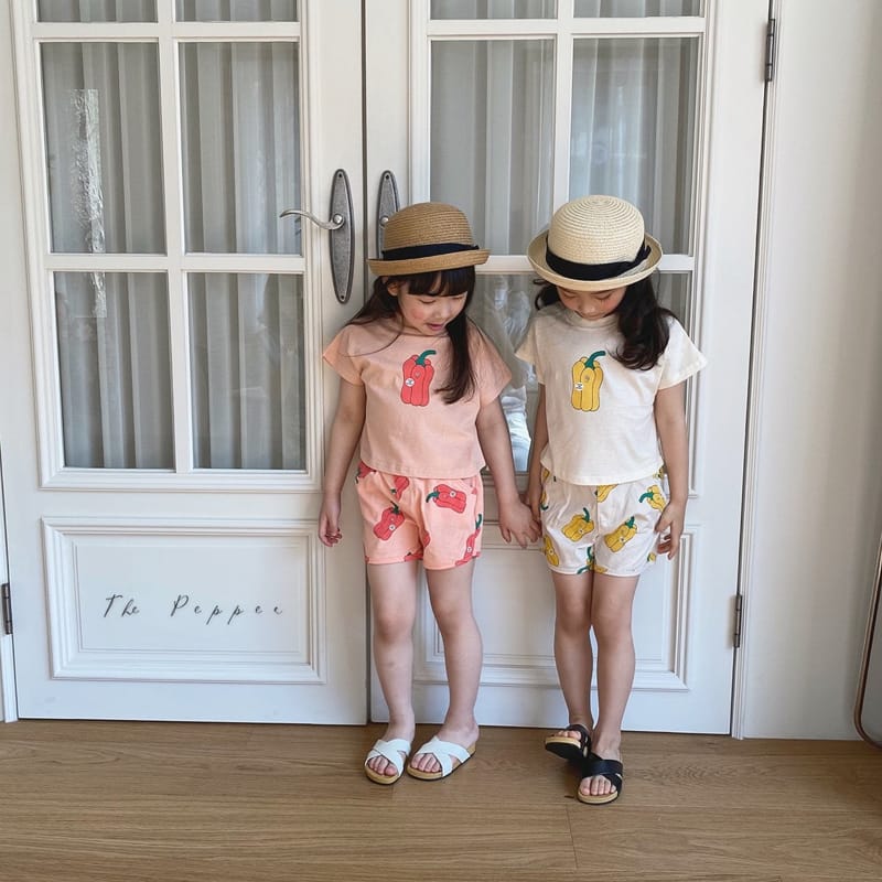 THE PEPPER - Korean Children Fashion - #Kfashion4kids - Paprika Top Bottom Set - 10