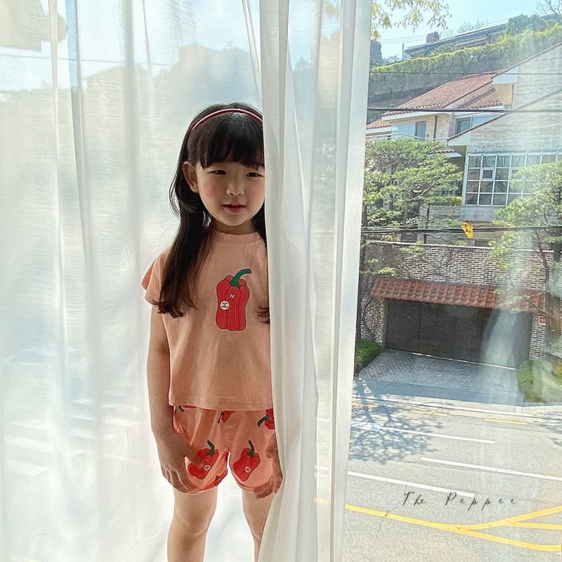 THE PEPPER - Korean Children Fashion - #Kfashion4kids - Paprika Top Bottom Set - 5