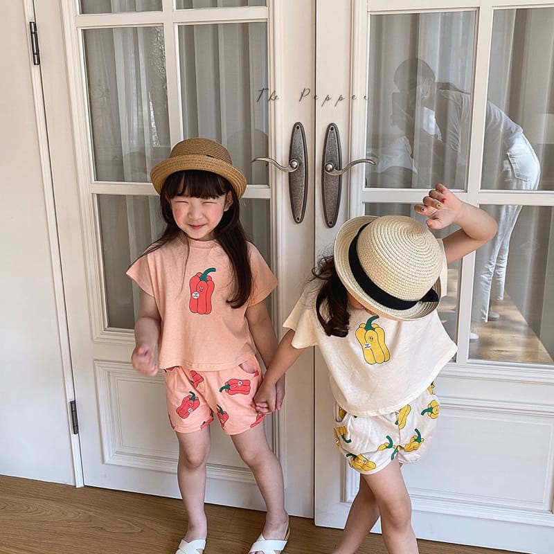 THE PEPPER - Korean Children Fashion - #Kfashion4kids - Paprika Top Bottom Set - 7