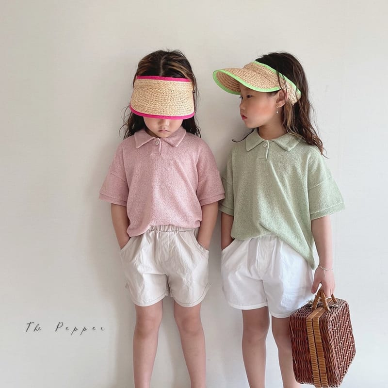 THE PEPPER - Korean Children Fashion - #Kfashion4kids - Knit Collar Tee
