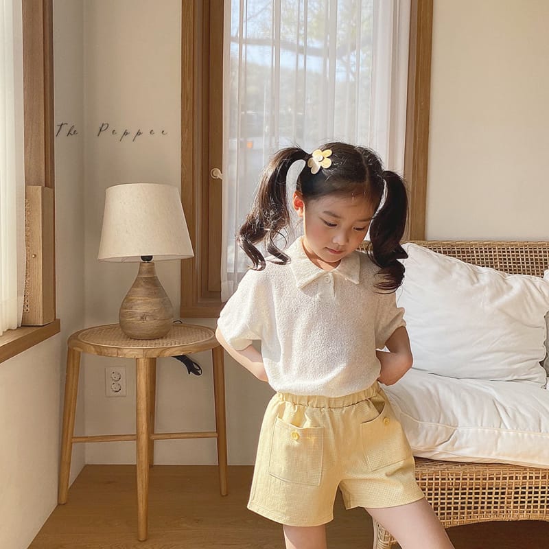 THE PEPPER - Korean Children Fashion - #Kfashion4kids - Knit Collar Tee - 7