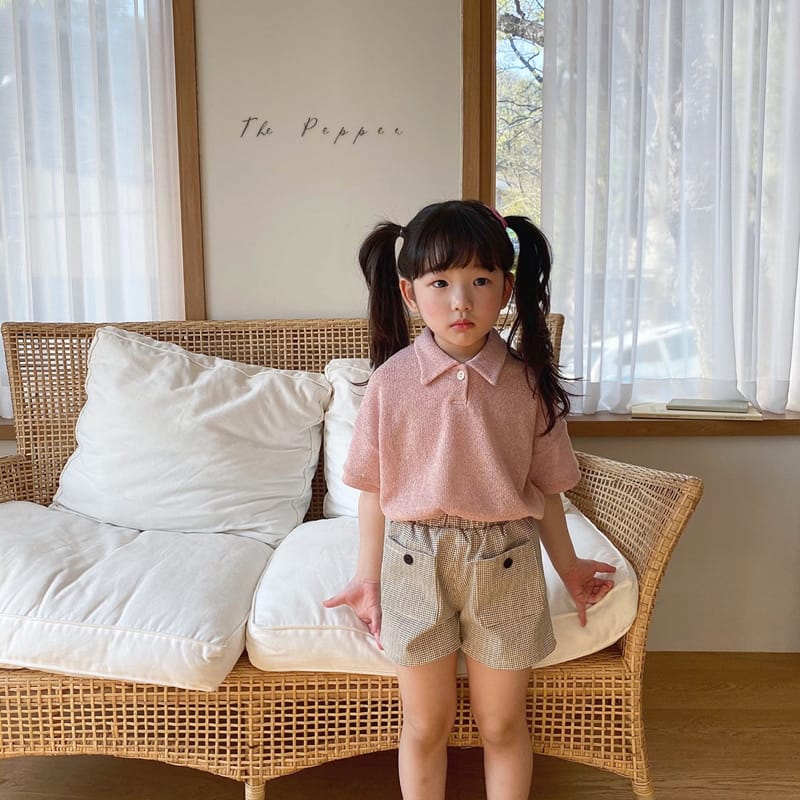 THE PEPPER - Korean Children Fashion - #Kfashion4kids - Knit Collar Tee - 8