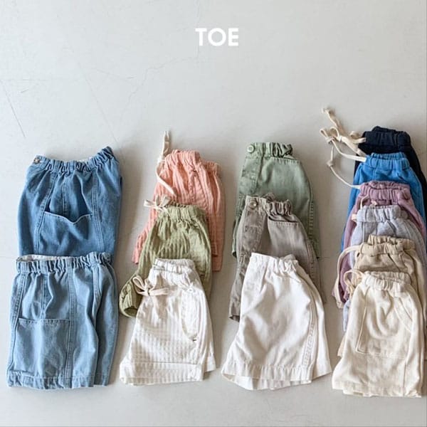 TOE - Korean Children Fashion - #Kfashion4kids - Party Denim Shorts - 8