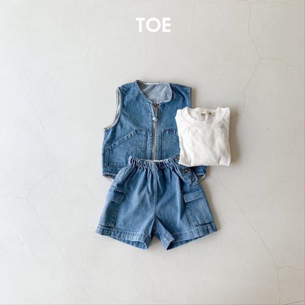 TOE - Korean Children Fashion - #Kfashion4kids - Biscotti Pocket Shorts - 7