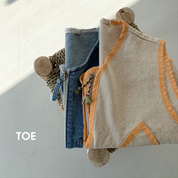 TOE - Korean Children Fashion - #Kfashion4kids - Canvas Denim Vest - 2