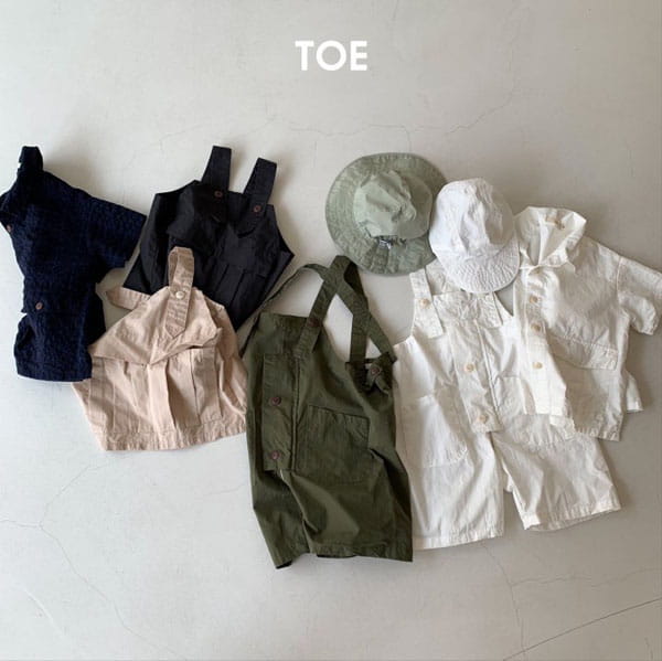 TOE - Korean Children Fashion - #Kfashion4kids - Deck Shorts Overall - 8