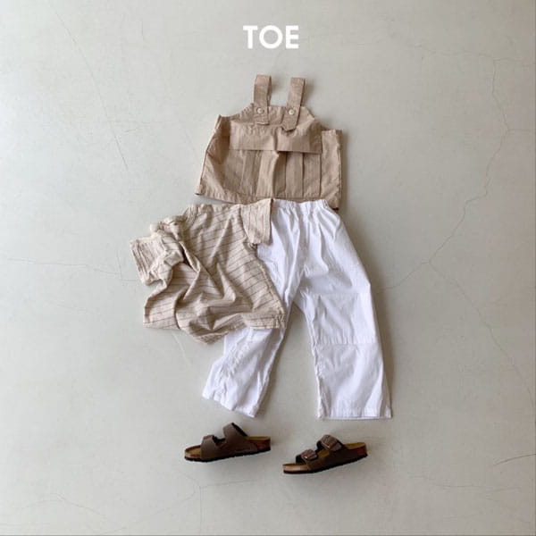 TOE - Korean Children Fashion - #Kfashion4kids - Dungarees Hardtack Vest - 6