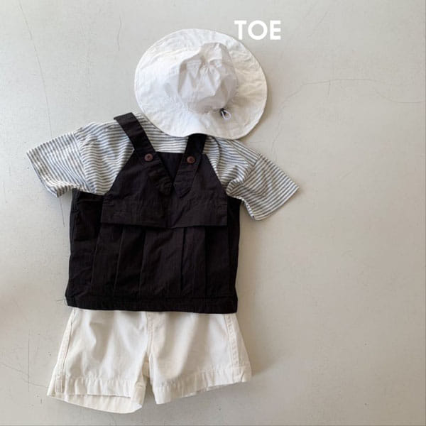 TOE - Korean Children Fashion - #Kfashion4kids - Dungarees Hardtack Vest - 9