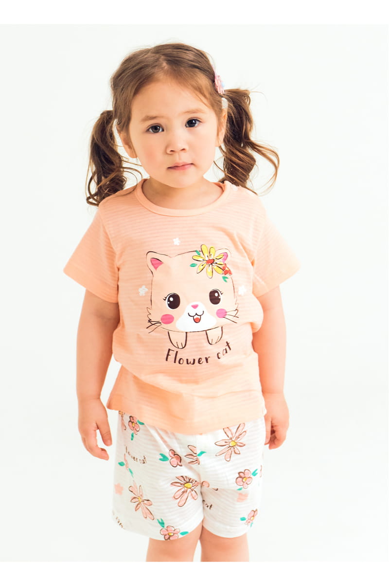 TTASOM - Korean Children Fashion - #Kfashion4kids - Flower Cat Easywear - 2