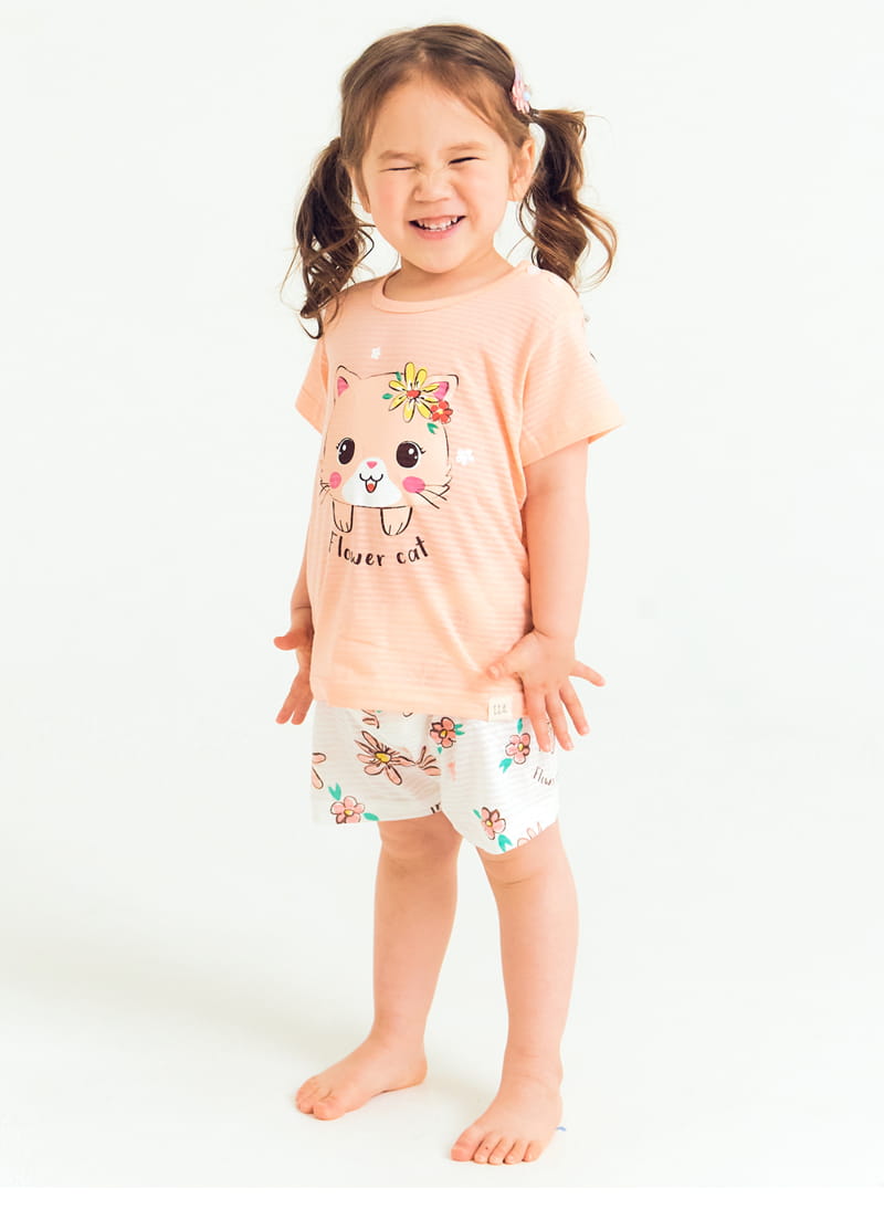 TTASOM - Korean Children Fashion - #Kfashion4kids - Flower Cat Easywear - 3