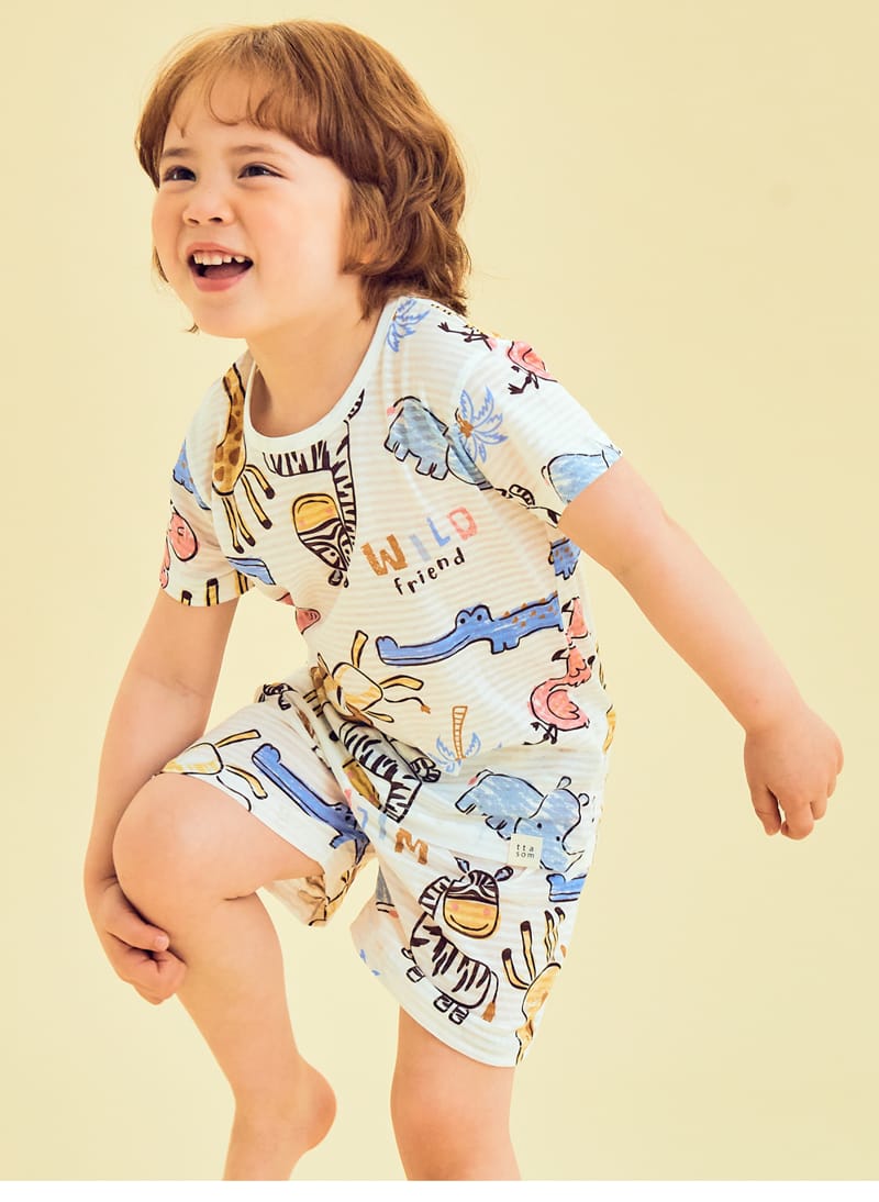 TTASOM - Korean Children Fashion - #Kfashion4kids - Animal World Easywear - 3