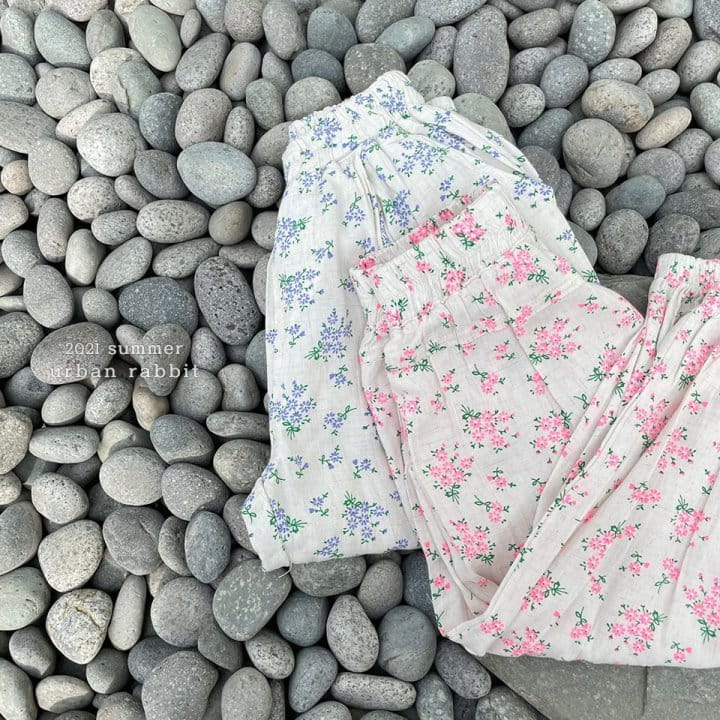 URBAN RABBIT - Korean Children Fashion - #Kfashion4kids - Bouquet Linen Pants - 2