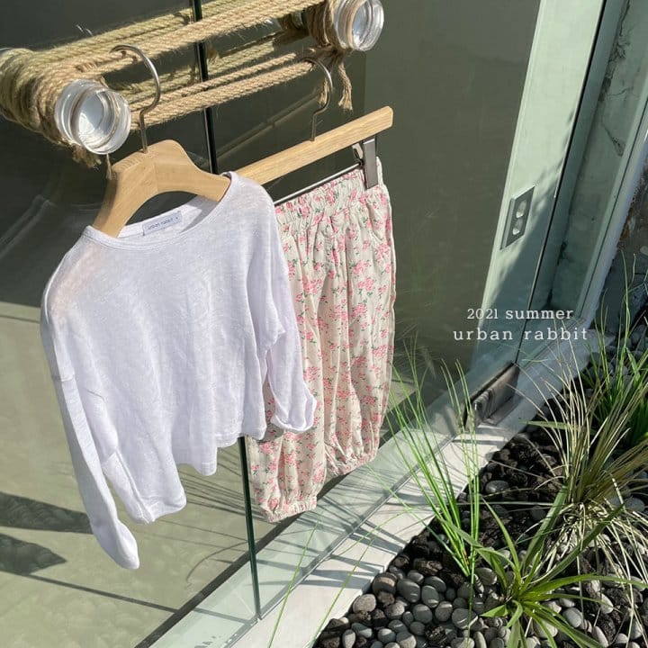 URBAN RABBIT - Korean Children Fashion - #Kfashion4kids - Bouquet Linen Pants - 4