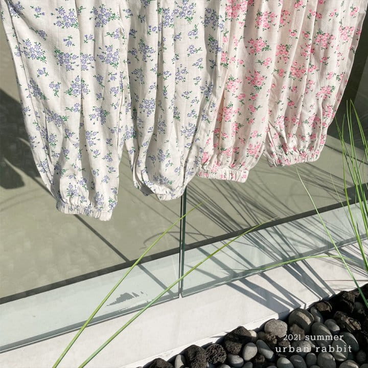 URBAN RABBIT - Korean Children Fashion - #Kfashion4kids - Bouquet Linen Pants - 6