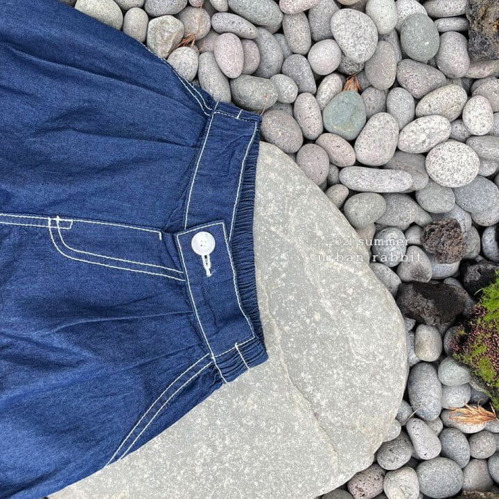 URBAN RABBIT - Korean Children Fashion - #Kfashion4kids - Loose Wide Denim Pants - 4